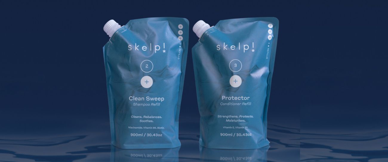 Our New skelp! Shampoo and Conditioner Refills Will Give Your Haircare Routine an Eco-Friendly Makeover